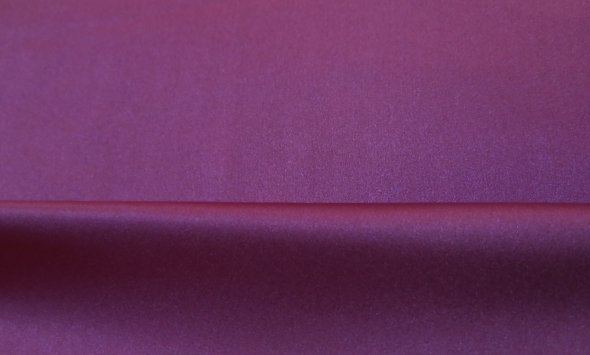 Тканина однотонний атласний шовк фіолетового кольору Італія Stella Ricci                                                                                                                                                                                   - Фото