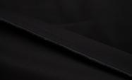 Тканина бавовна сорочкова однотонна чорна 250 г/м?  Італія Stella Ricci                                                                                                                                                                                   