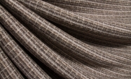 Тканина в'язаний плательный трикотаж Італія Stella Ricci в сіро-коричневих відтінках в дрібну клітку                                                                                                                                                      