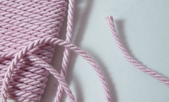 Шнур плетений(рожевий)                                                                                                                                                                                                                                     - Фото