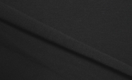 Тканина для пошиву одягу костюмно-плательні однотонний тонкий трикотаж чорного кольору                                                                                                                                                                    