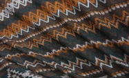 Тканина для пошиву одягу в'язаний трикотаж Італія Stella Ricci коричневий з орнаментом                                                                                                                                                                    