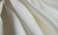 Тканина щільний льон однотонний білий Італія Stella Ricci                                                                                                                                                                                                 