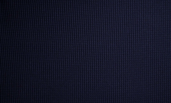 Тканина в'язаний плательный трикотаж для пошиття одягу Італія Stella Ricci синього кольору                                                                                                                                                                 - Фото