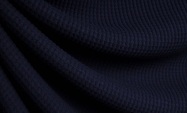 Тканина в'язаний плательный трикотаж для пошиття одягу Італія Stella Ricci синього кольору                                                                                                                                                                