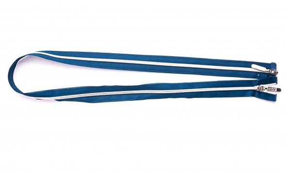 Блискавка (72см,пласт,синій)                                                                                                                                                                                                                               - Фото