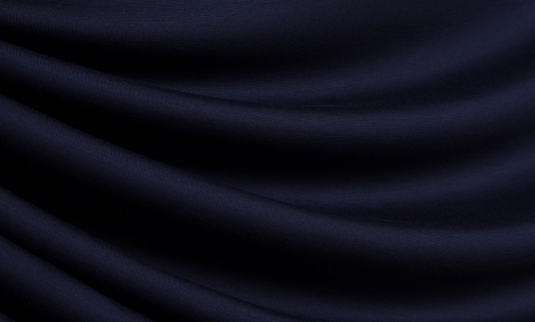 Тканина джерсі ITALIA темно-синій                                                                                                                                                                                                                          - Фото