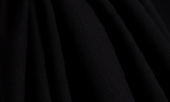 Тканина трикотаж футболковий однотонний чорний 240 г/м? Італія Stella Ricci                                                                                                                                                                               