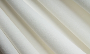 Тканина однотонний шовк матовий білого кольору Італія Stella Ricci                                                                                                                                                                                        