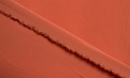 Тканина однотонний шовк помаранчевий Італія Stella Ricci                                                                                                                                                                                                  