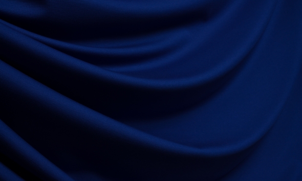 Тканина джерсі Італія Stella Ricci ITALIA темно-синій                                                                                                                                                                                                      - Фото