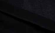 Тканина костюмна вовна з віскозою однотонна чорний Італія Stella Ricci                                                                                                                                                                                    