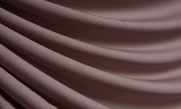 Тканина однотонний шовк кольору палева троянда Італія Stella Ricci                                                                                                                                                                                         - Фото