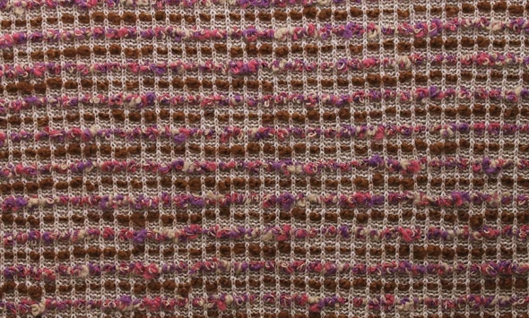 Тканина плательні для пошиття одягу трикотаж 100% вовна Італія Stella Ricci бузкового кольору                                                                                                                                                              - Фото