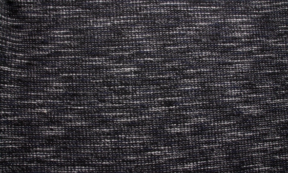 Тканина в'язаний трикотаж з меланжевої поверхнею в сірих, чорних і синіх відтінках Італія Stella Ricci                                                                                                                                                     - Фото