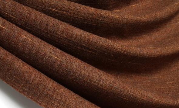 Тканина шанель коричнева Італія Stella Ricci                                                                                                                                                                                                               - Фото