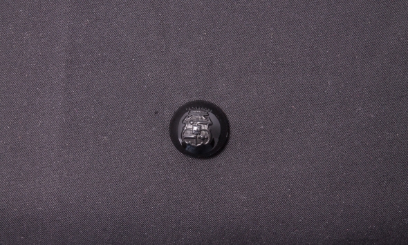 Ґудзик герб,чорний,1,5 см                                                                                                                                                                                                                                  - Фото