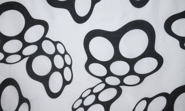 Тканина деворе принт абстракція Італія Stella Ricci                                                                                                                                                                                                        - Фото