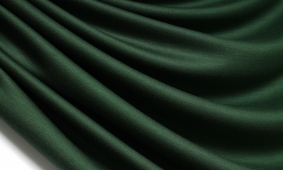 купить Тканина в'язаний шерстяний костюмно - плательный трикотаж Італія Stella Ricci зеленого кольору                                                                                                                                                            