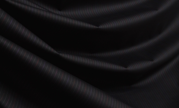 Тканина костюмна бавовна принт смужка 310 г/м? Італія Stella Ricci                                                                                                                                                                                         - Фото