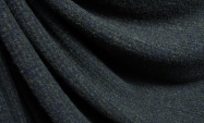Тканина в'язаний плательный трикотаж кольору хакі з синіми смугами Італія Stella Ricci                                                                                                                                                                    