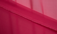 Тканина шифон шовковий однотонний рожевий Італія Stella Ricci                                                                                                                                                                                             