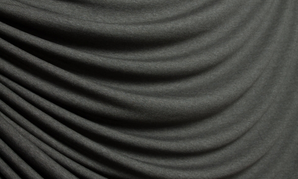 Тканина витончений бавовняний трикотаж для пошиття зручних осінньо-зимових суконь хакі меланж                                                                                                                                                              - Фото