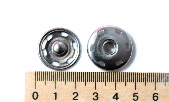 Кнопка(потайн,сереб, 0,3)                                                                                                                                                                                                                                  - Фото