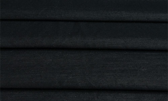 Тканина костюмна однотонна чорного кольору Італія Stella Ricci                                                                                                                                                                                             - Фото