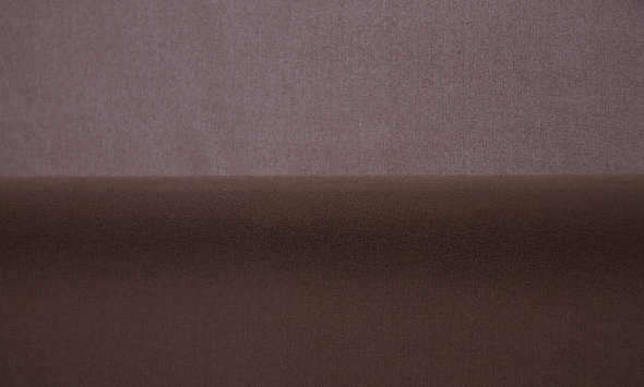 Тканина шифон креповий однотонний коричневий Італія Stella Ricci                                                                                                                                                                                           - Фото