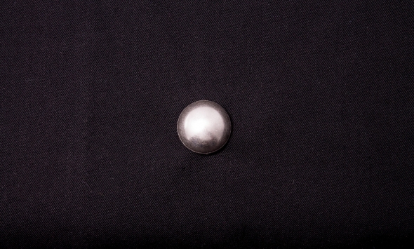Ґудзик гриб,срібло                                                                                                                                                                                                                                         - Фото