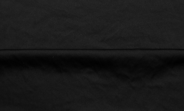 Тканина ацетатний чорний шовк однотонний Італія Stella Ricci                                                                                                                                                                                               - Фото