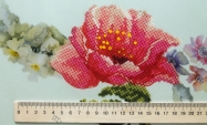 Тканина шовк квіти натуральний принтований Італія Stella Ricci                                                                                                                                                                                            