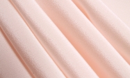 Тканина однотонний шовк креш світло-персикового кольору Італія Stella Ricci                                                                                                                                                                               