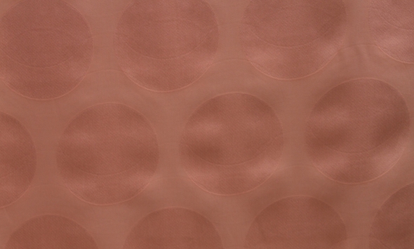Тканина жакард однотонний шовк персикового кольору Італія Stella Ricci                                                                                                                                                                                     - Фото