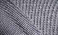 Тканина плательный в'язаний трикотаж італійський Stella Ricci сірого кольору у дрібну клітку                                                                                                                                                              