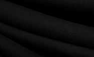 Тканина костюмно-плательні якісний трикотаж для пошиття одягу чорного кольору з текстурними смугах                                                                                                                                                        